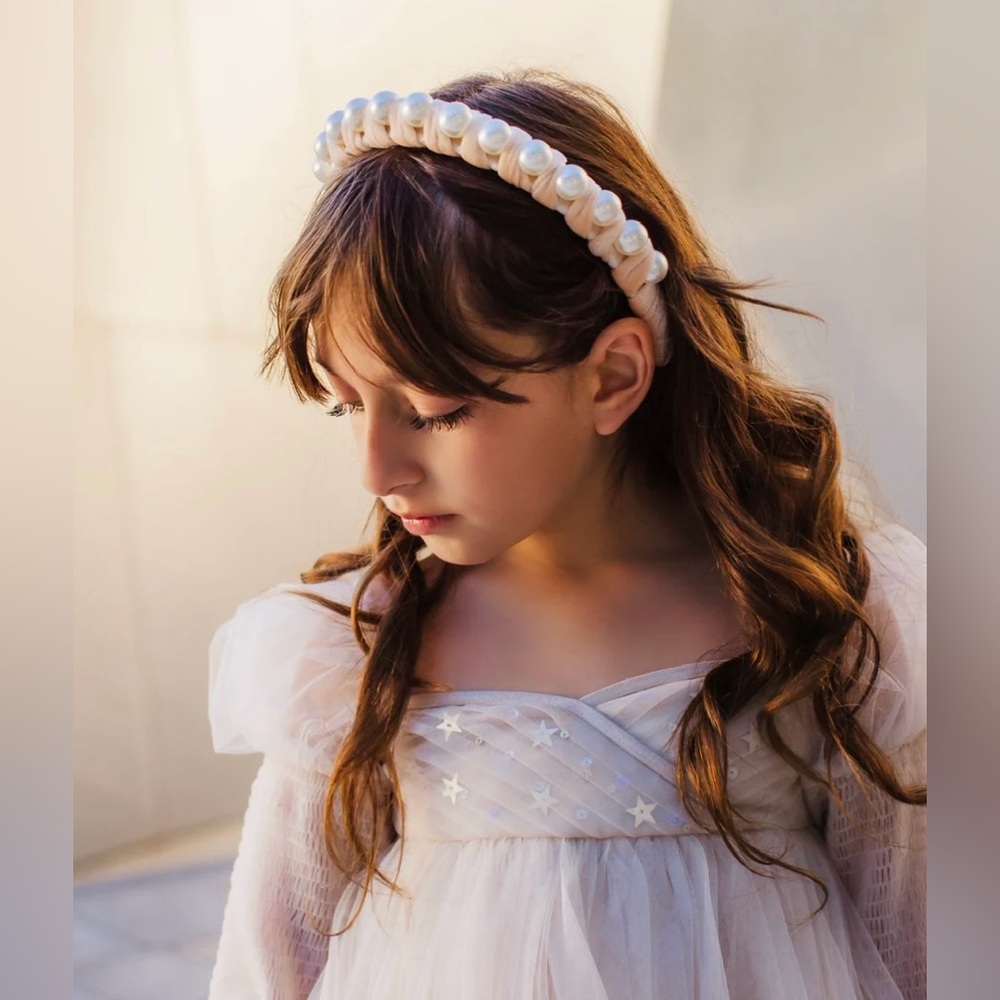 Marais Sky Pearl Goddess Headband